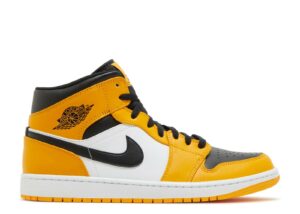 AIR JORDAN 1 MID 'REVERSE YELLOW TOE'