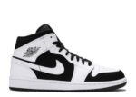 AIR JORDAN 1 MID 'WHITE BLACK'