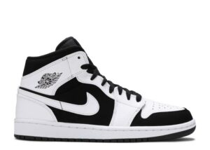 AIR JORDAN 1 MID 'WHITE BLACK'