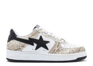 BAPESTA 'BEIGE SNAKESKIN'